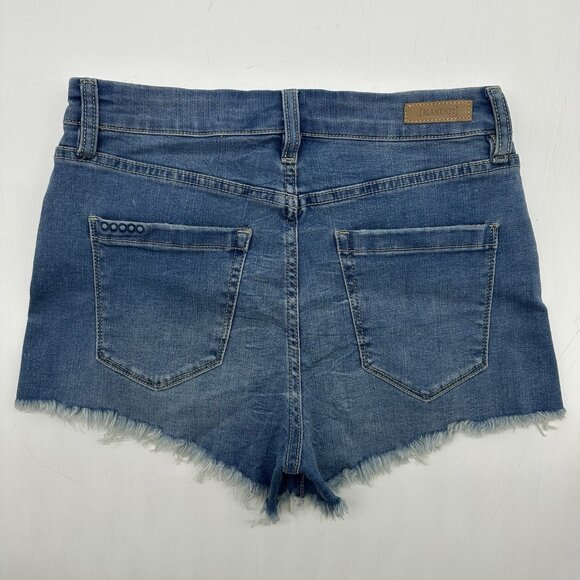 Blank NYC Wedge Short Women's Size 27 Stretch Cut-Off Distressed Jean Shorts NWT - Picture 3 of 8